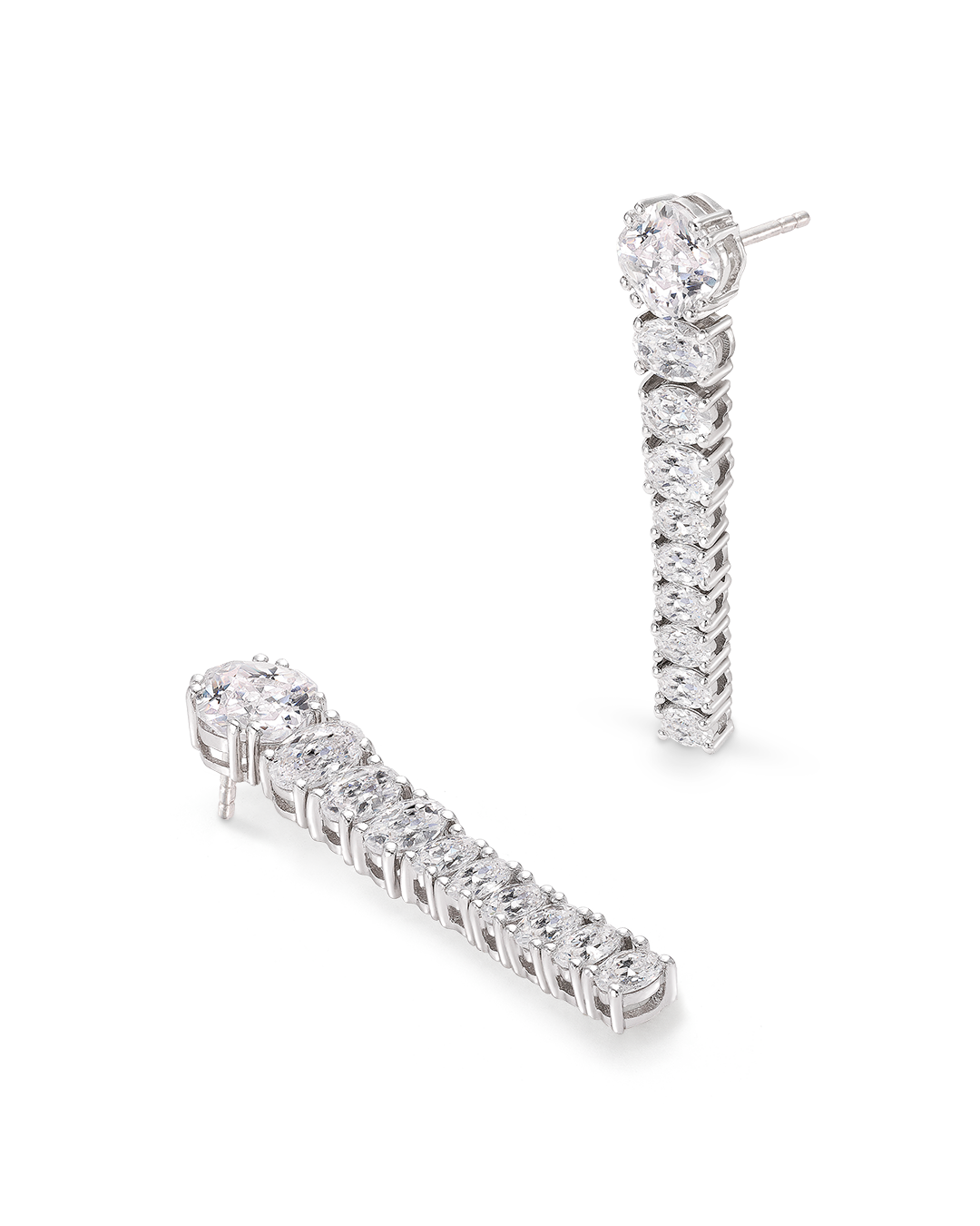 PENDIENTES LARGOS OVAL