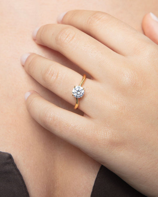 ANILLO SOLITARIO PLAIN