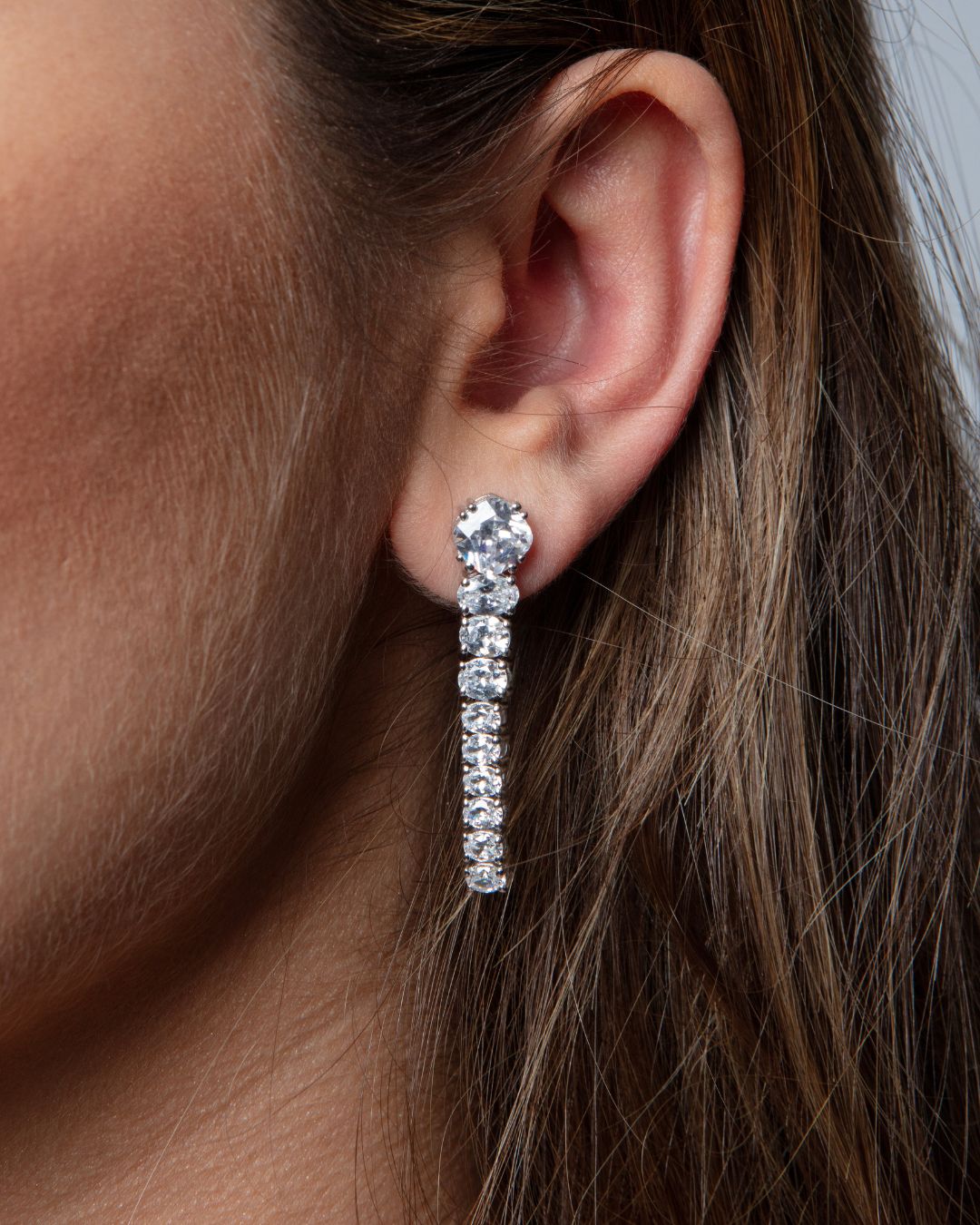 PENDIENTES LARGOS OVAL