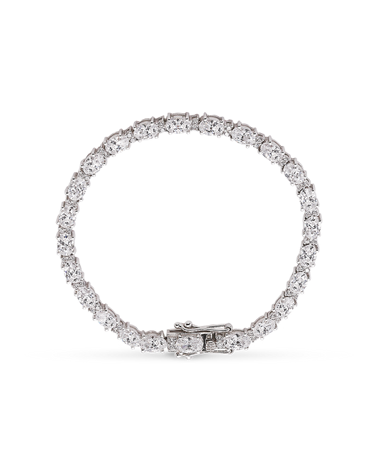 PULSERA CIRCONITAS OVAL