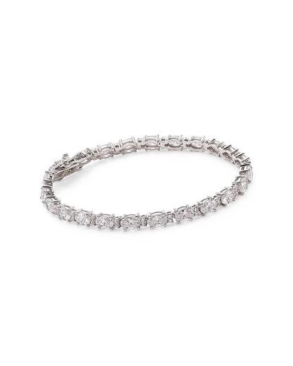 PULSERA CIRCONITAS OVAL